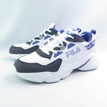 FILA 5C329Z199 女款 休閒鞋 老爹鞋 HIDDEN TAPE 10 運動鞋 白/藍紫【iSport愛運動】