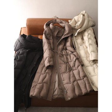 歐洲站2025秋冬新款加厚羽絨服女中長款過膝修身高端洋氣保暖外套