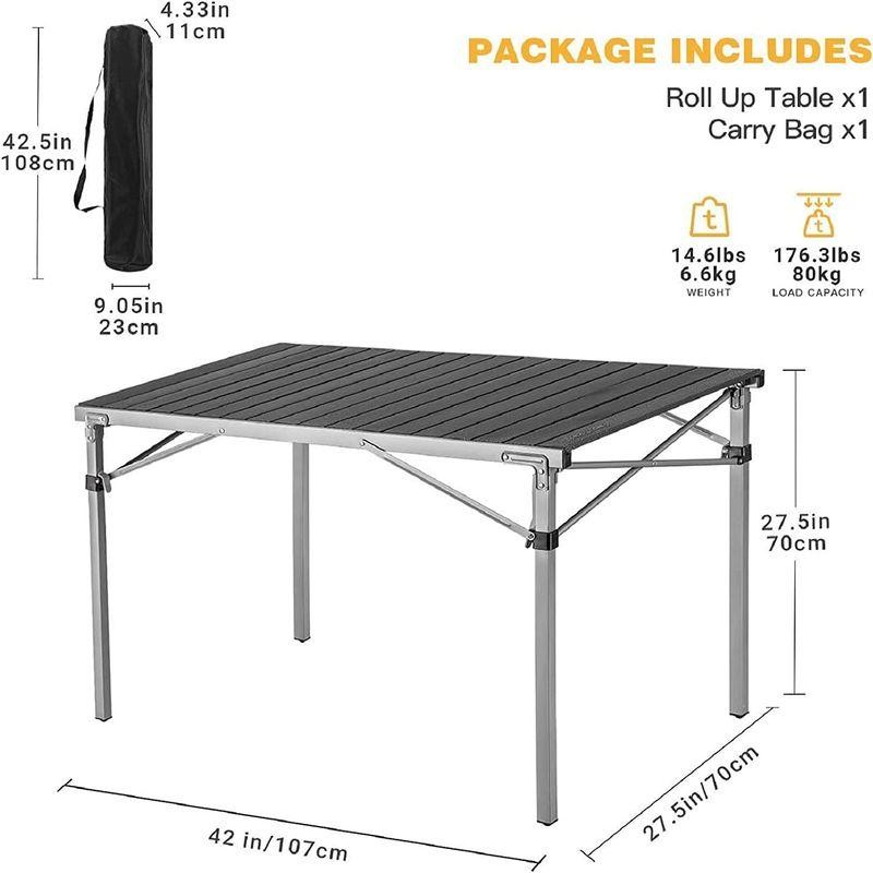 KingCamp（キングキャンプ） アウトドアロールテーブル キャンプ107