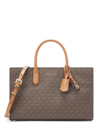 Michael Kors Scarlett Medium Signature Logo Satchel Bags