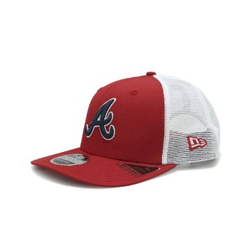 NEW ERA 棒球帽 970 Trucker Braves 卡車帽 亞特蘭大勇士 紅 NE15169264