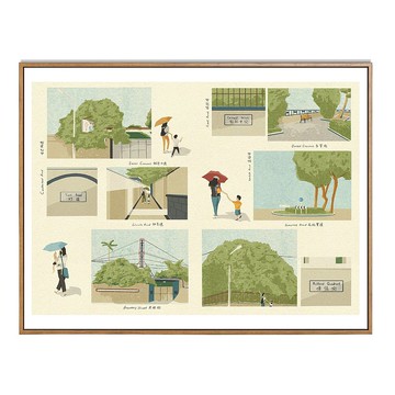 【九龍塘時空散步】掛畫 - 就係香港 X 林建才