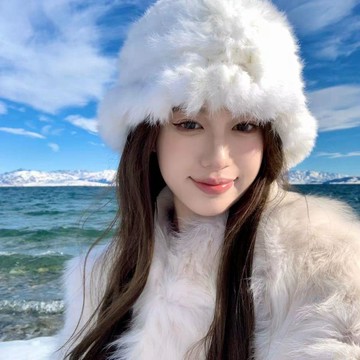 雲朵毛絨漁夫帽🔥女生秋冬保暖盆帽 大頭圍顯臉小毛絨帽 日系休閒漁夫帽 日常外出保暖帽 冬季毛茸茸盆帽 雲朵毛絨保暖帽