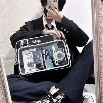 Bag House👜 新款畢業痛包大容量休閒斜挎雙肩包運動日係學生中性百搭款穀娃痛