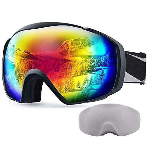 OutdoorMasterスキーゴーグルカバー付きスノーボードスノーゴーグルOTG防曇男性女性用 通販 LINEポイント最大0.5GET