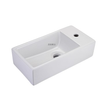 【人水 良品衛浴】迷你洗手盆(右)75-083 小空間單冷水用 獨家