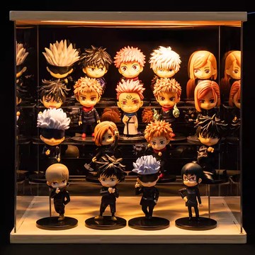 【可安裝底座】全套咒術回戰手辦五條悟虎杖伏黑惠q版公仔周邊男女生日禮物擺件下標時注意看選項喔。不明白可咨詢客服