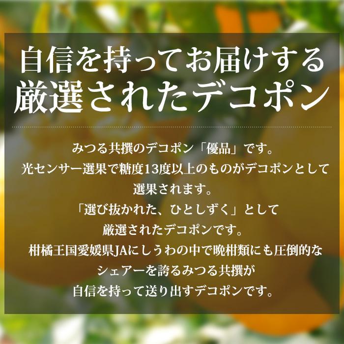 みかん 愛媛県産 デコポン 優品 約5kg 2L〜3Lサイズ 18〜20玉
