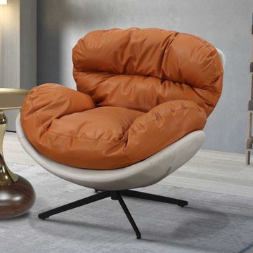 AS雅司-歐瓦橘座白殼旋轉椅-99×92×85cm