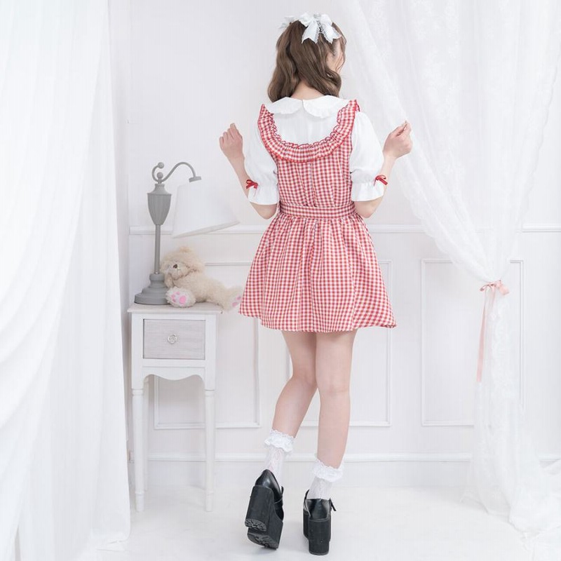 ワンピース レディース 半袖 夏 春 量産型 服 地雷系 DearMyLove 夢  