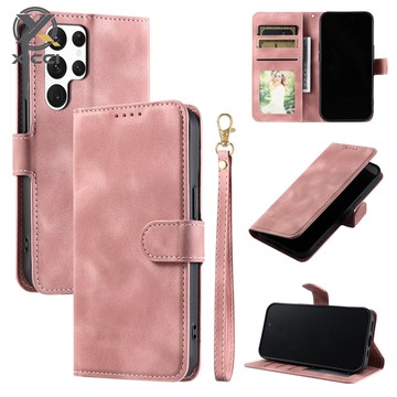 SAMSUNG XICCI 適用於三星 S25 Ultra/S25 Plus/S25 手機殼帶信用卡支架磁性錢包翻蓋皮革