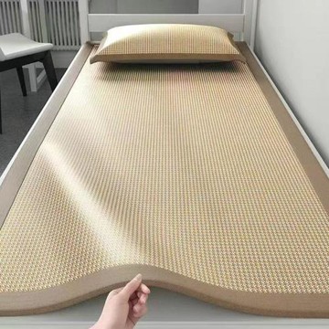 學生宿舍冰絲涼席三件套新款可機洗水洗單人席子夏季空調涼感床單