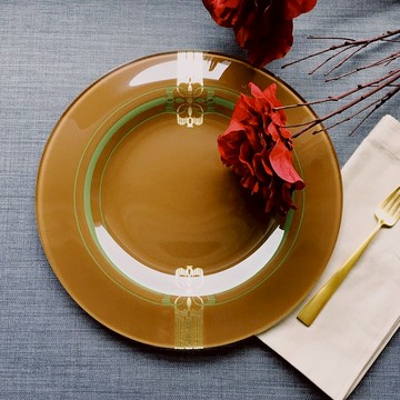 『手工工藝貼箔技法』結福 JIE FU 大圓器皿 絕版限量