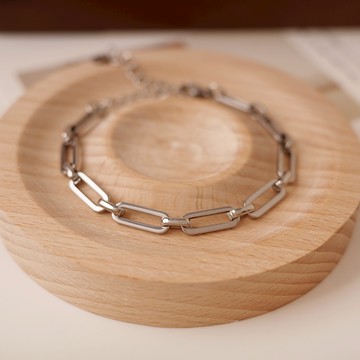 [鈦鋼.手鍊] 隨心 洗澡可戴手鍊【UME】不退色手鍊 基本款手鍊