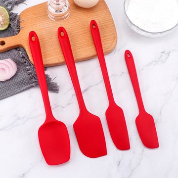 特賣硅膠刮刀四件套耐高溫蛋糕抹刀奶油刀烘焙工具廚房一體式FDA