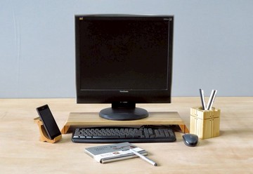 HO MOOD 木拚系列—幾何鍵盤架