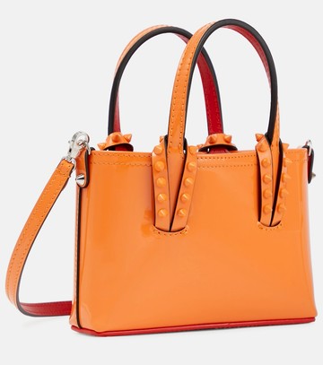 Christian Louboutin Cabata Nano patent leather tote bag