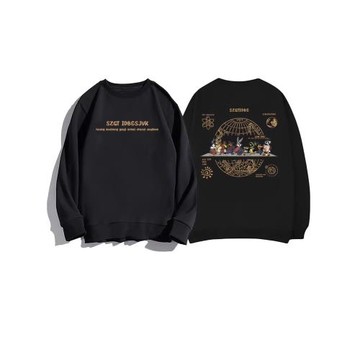 超火水洗做舊衛衣女2025新款爆款春秋冬寬松中長款遮屁股加絨加厚