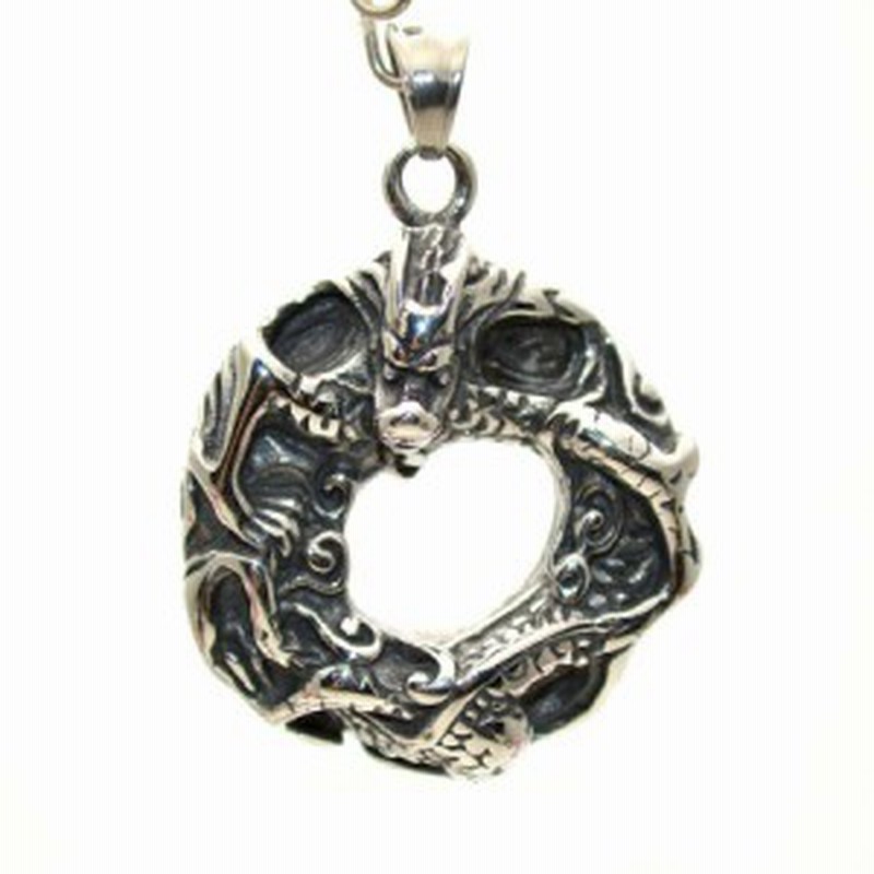 龍神ステンレスペンダント ドラゴン 竜 龍 立体 リング型 わっか ステンレスペンダントトップ サージカルステンレス316l ネックレス トッ 通販 Lineポイント最大1 0 Get Lineショッピング