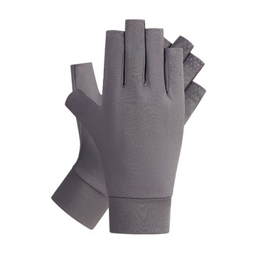 OhSunny防曬半指手套夏季防紫外線露指可觸屏薄款開車美甲UPF50+