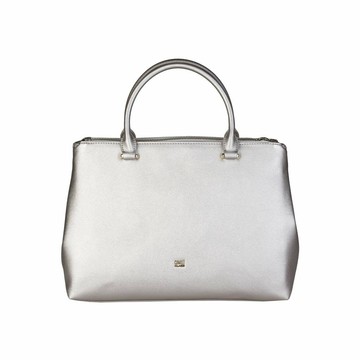 Cavalli Class卡瓦利银色女式手提包-33x24x16 cm-