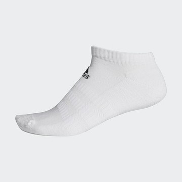 Adidas Cush Low 1PP [DZ9388] 男女 踝襪 運動 休閒 支撐 棉質 舒適 包覆 簡約 白