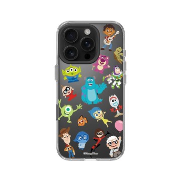 iPhone 16 Pro Clear Case（相機按鈕） 透明 - 迪士尼-皮克斯 PIXAR - 皮克斯系列 - 角色集合