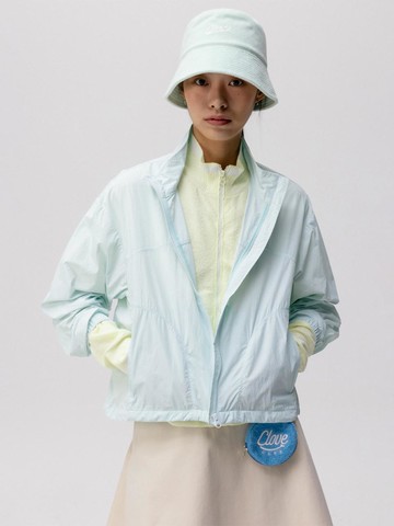 Light Short Windbreaker (Sky Blue)