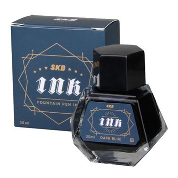 文明SKB鋼筆墨水/INK-160/藍黑/30ml