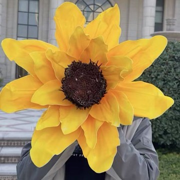【網紅爆款】仿真向日葵 仿真花 大型假花 裝飾花 婚慶花藝 商場美陳 櫥窗佈置 婚房裝飾 開業慶典 場景佈置
