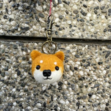 羊樂多羊毛氈樂園 柴犬 吊飾