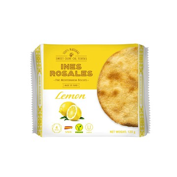 [家速配]西班牙Ines手工橄欖油薄餅-檸檬