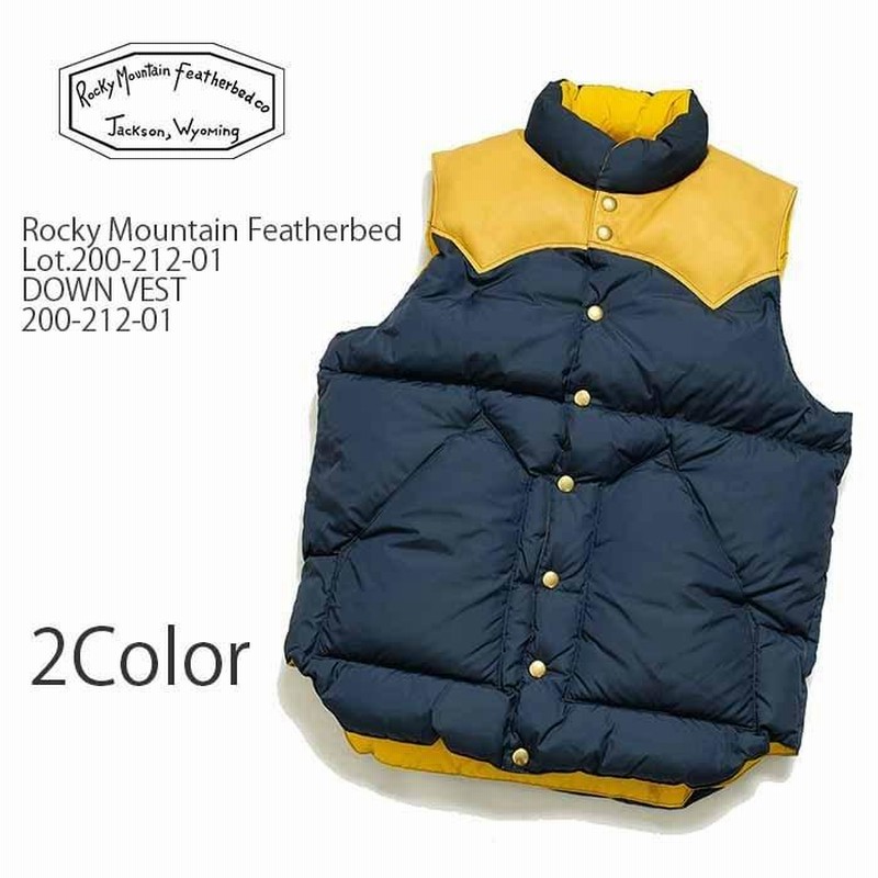 送料無料/新品】 Rocky Featherbedダウンベスト Mountain ジャケット 