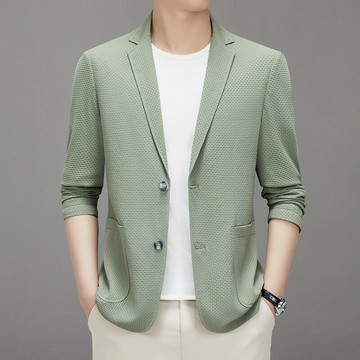 【巴黎精品】現貨+預購 男西裝外套休閒西裝修身西裝機能-商務長袖襯衫彈力免燙男外套3色v1bs5