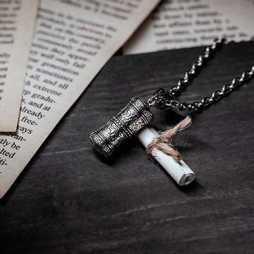 【JK銀飾】燄雲信物盒 吊墜／925純銀