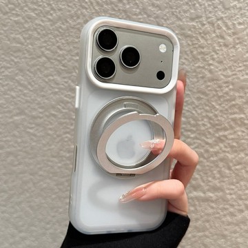 支架磨砂磁吸適用蘋果17promax手機殼高階感16pro殼15保護套14pro