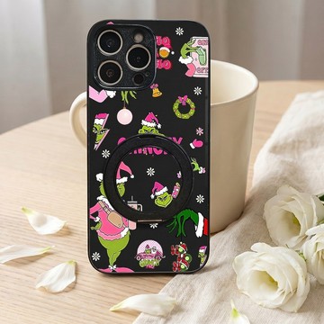 可愛卡通 金屬旋轉磁吸支架 OPPO A78 reno 10 11 12 13 14 15  手機殼