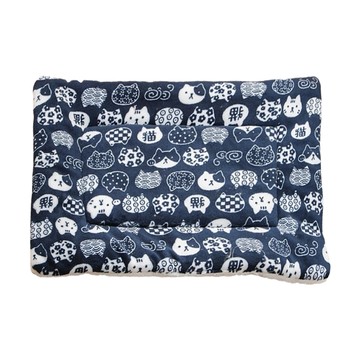 加厚寵物保暖墊 49 x 32cm 藏青貓咪 狗墊  1個