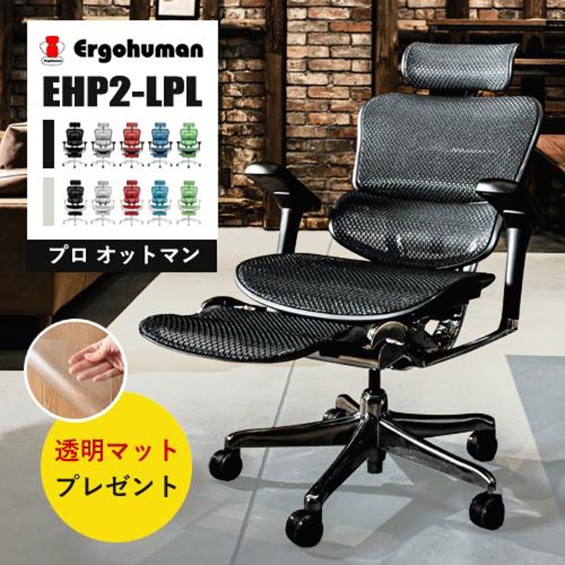 レビュー特典】エルゴヒューマン プロ2 オットマン 内蔵 ハイ EHP2-LPL Pro パーソナルチェア | LINEブランドカタログ