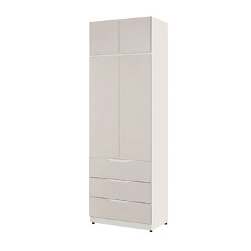 ASSARI-錫德2.7尺加高三抽衣櫃(寬80x深54x高242cm)