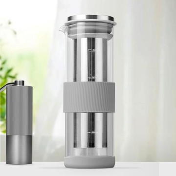 冷萃壺咖啡家用冷萃杯玻璃冷萃瓶果茶冷泡壺冷淬咖啡杯冷泡茶壺