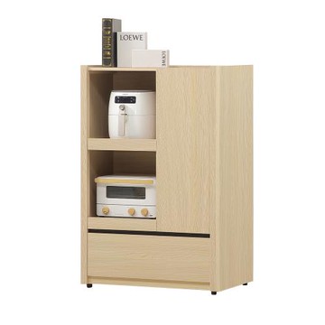 【唯熙傢俱】萊恩黃橡木2.7尺收納櫃