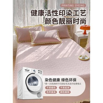 純棉全棉床蓋單件榻榻米四季通用夾棉床單加厚防滑高級絎縫三件套