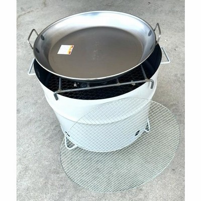 ロン ドラム缶 バーベキューコンロ 網ロストルセット r400