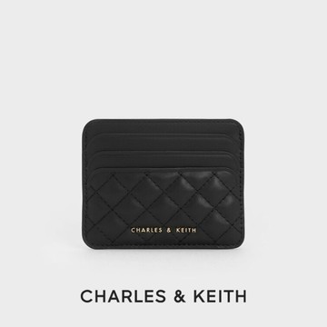 【CHARLES & KEITH】Cleo 菱格票卡夾 LINE禮物獨家禮盒 附提袋｜粉嫩開運色｜情人節快樂｜生日禮物｜快速出貨｜小CK｜官方直營