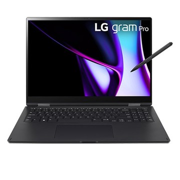 gram Pro 16'' Windows 11 Home 極致輕薄 2-in-1 AI 翻轉觸控筆電 - 曜石黑 (1TB / Intel® Core™ Ultra 7 Evo) - 16T90SP-K | LG TW