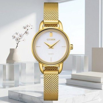 CITIZEN星辰 LADYS系列 簡約時尚腕錶 26mm / EZ7008-58A