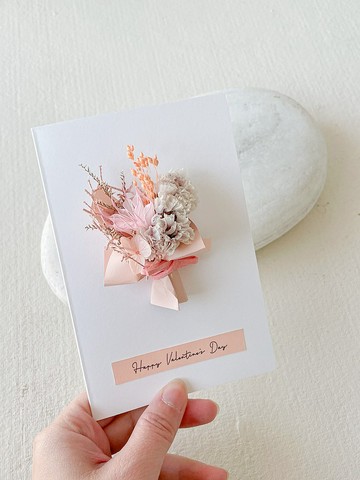 浪漫飛舞 x 迷你花束摺頁小卡