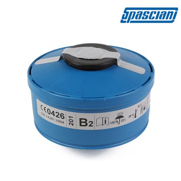 SPASCIANI 中濾度無機氣體濾毒罐 適用於義大利TR-2002系列防毒面具 B2-201