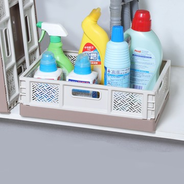 真心良品  keyway   萊利桌上型摺疊籃10.5l-台灣製